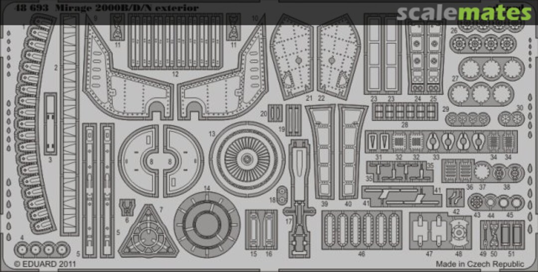 Boxart Mirage 2000B/D/N exterior 48693 Eduard