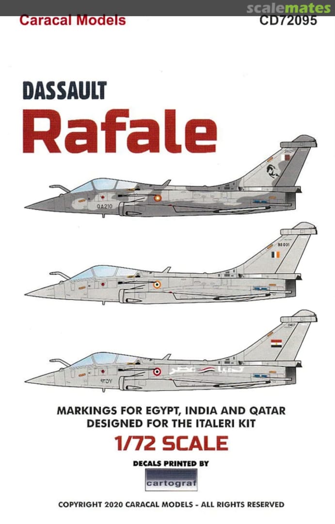 Boxart Dassault Rafale CD72095 Caracal Models