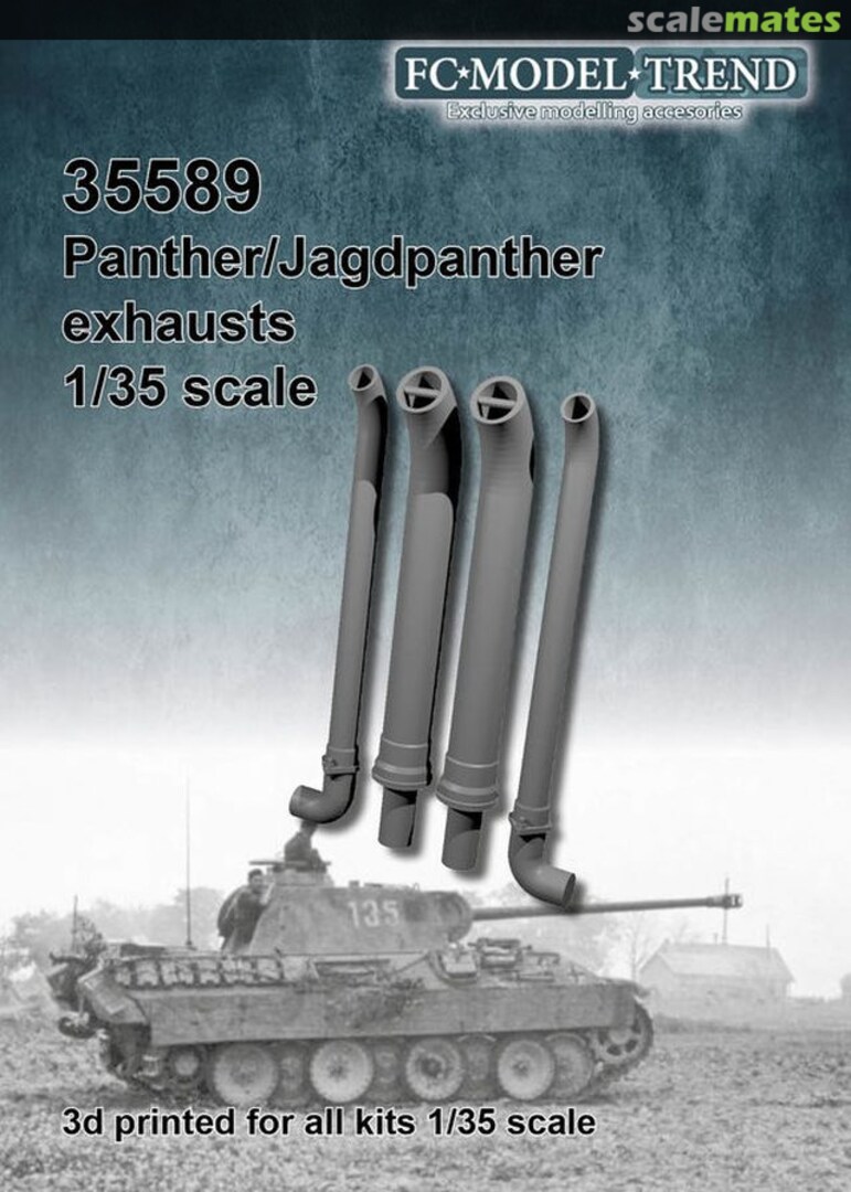 Boxart Panther/Jagdpanther exhausts 35589 FC Model Trend