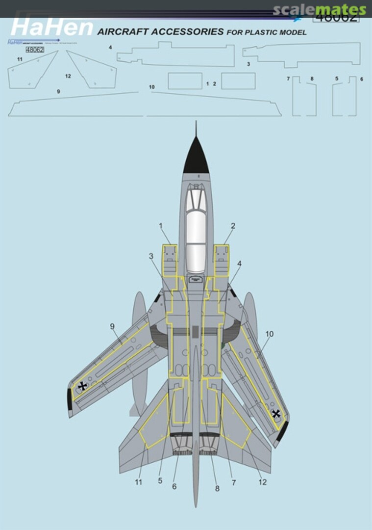 Boxart Walkways for Panavia Tornado 48062 HaHen