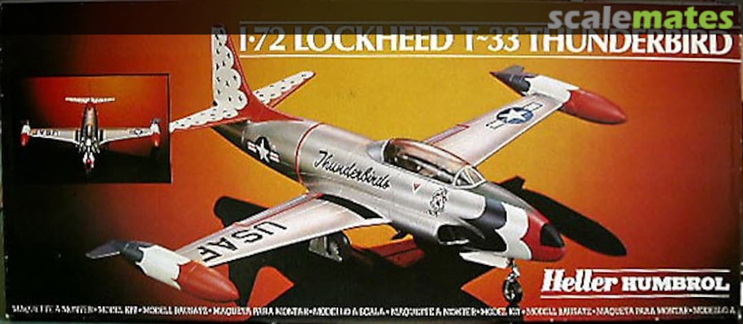 Boxart Lockheed T-33 Thunderbird 80301 Heller Humbrol