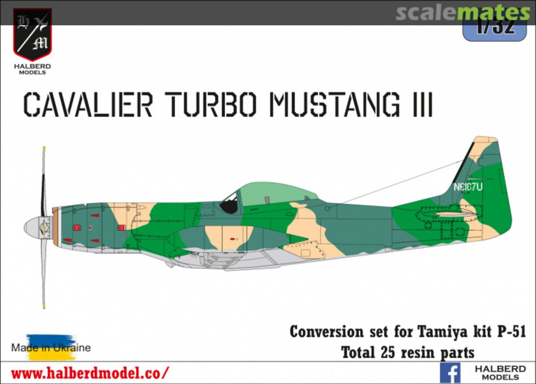 Boxart Cavalier Turbo Mustang III conversion set  Halberd Models