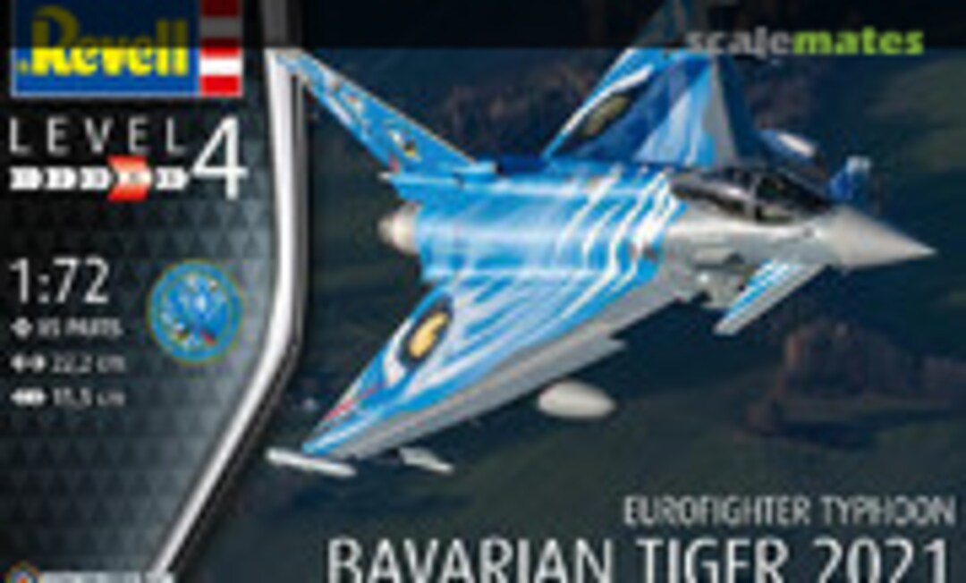 1:72 Eurofighter Typhoon Bavarian Tiger 2021 (Revell 03818)