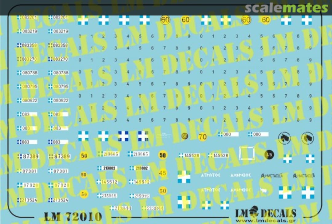 Boxart Leopard 1 and 2 LM 72010 LM Decals