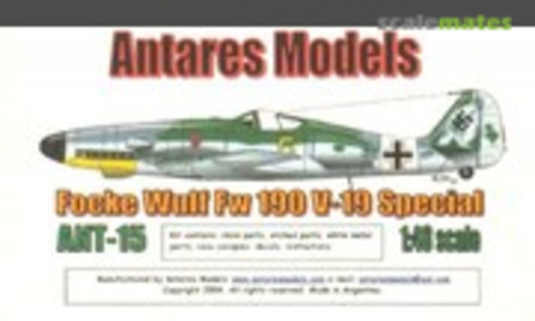 1:48 Focke Wulf Fw 190 V-19 Special (Antares Models ANT-15)