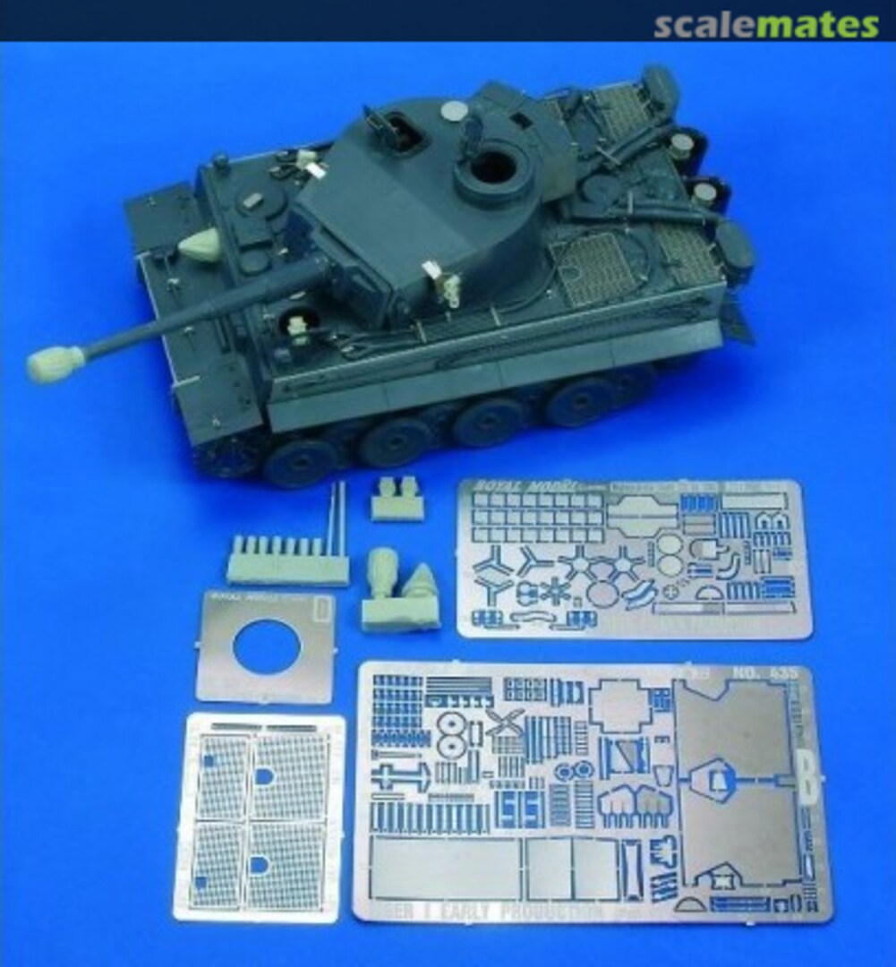 Boxart Tiger I Early Production-Part 1 (Tamiya Kit 1/48) 435 Royal Model