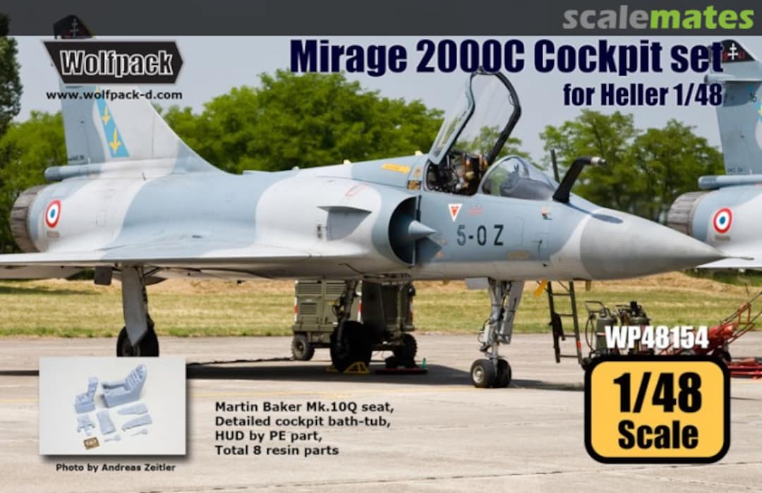 Boxart Mirage 2000C Cockpit Set WP48154 Wolfpack