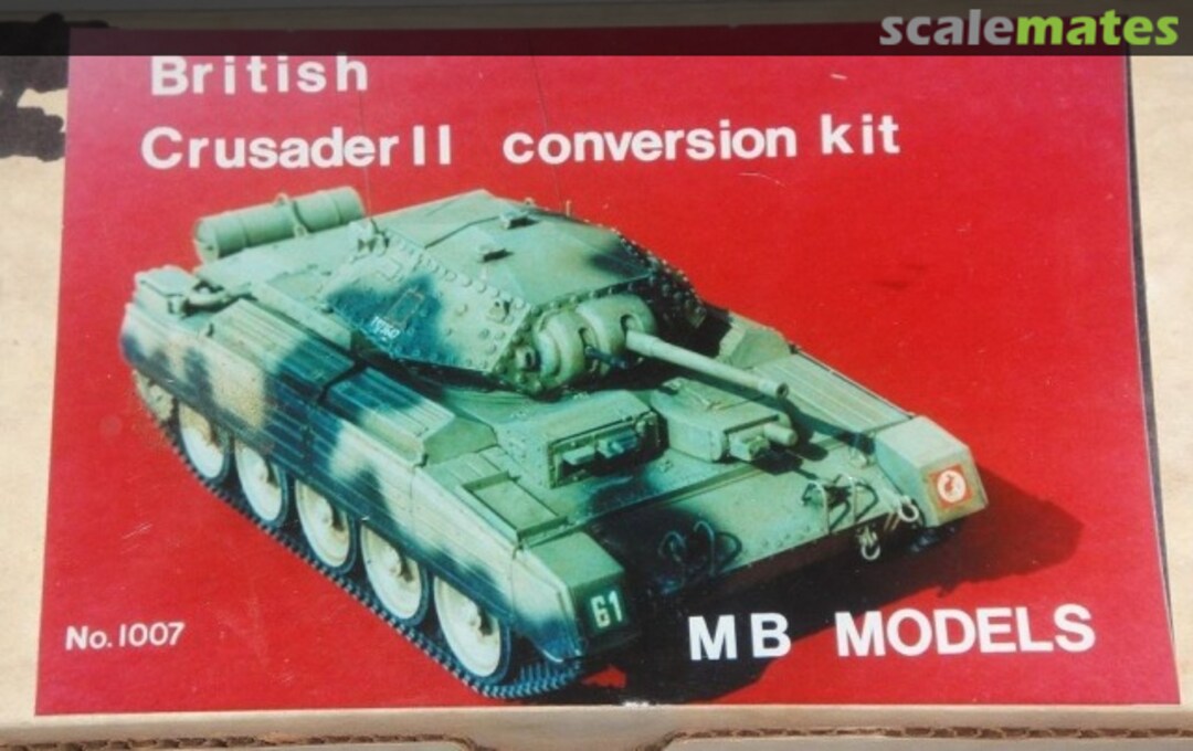 Boxart British Crusader II tank 1007 MB Models