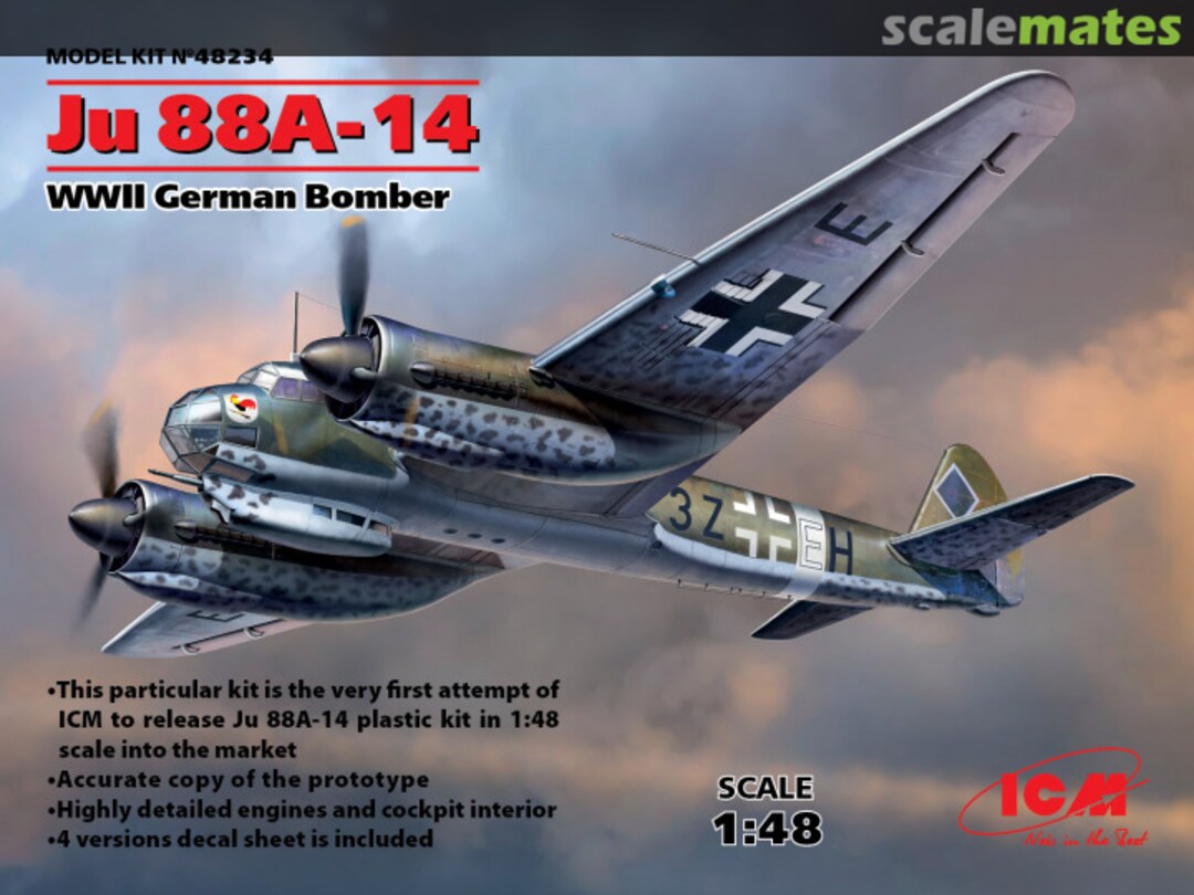 Boxart Ju 88A-14 48234 ICM