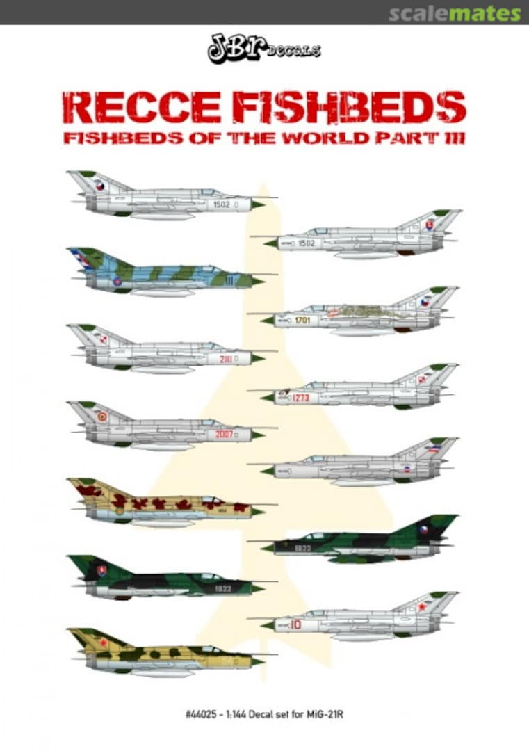 Boxart Fishbeds of the World Pt. 3 44025 JBr Decals