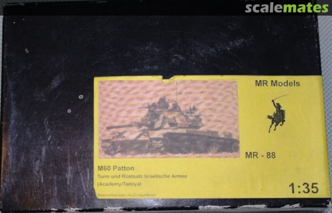 Boxart IDF M60 Patton Turm und Rustsatz MR-88 MR Modellbau