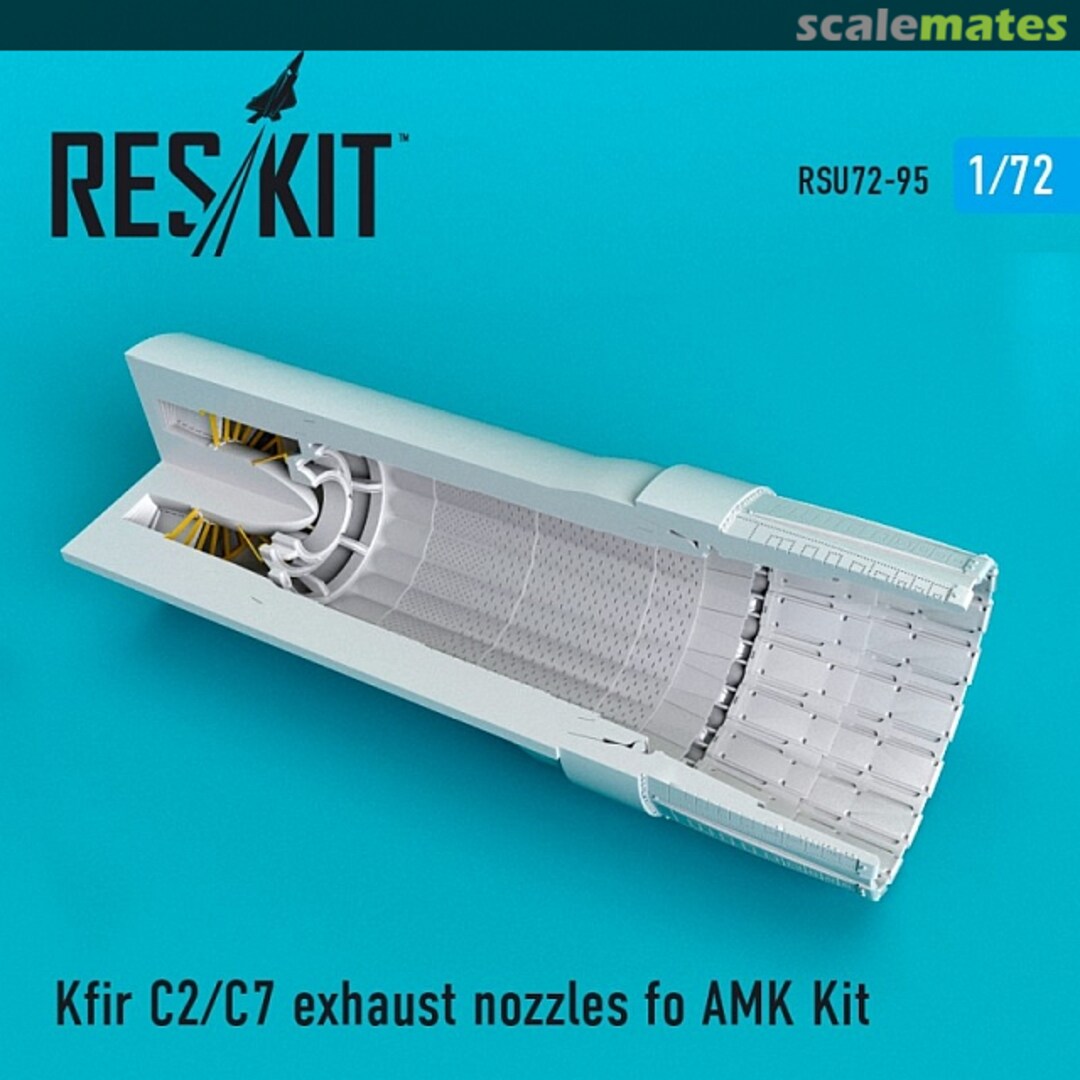 Boxart Kfir C2/C7 exhaust nozzles RSU72-0095 ResKit