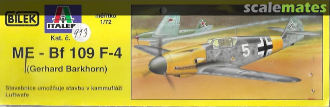 Boxart Me - Bf 109 F-4 (Gerhard Barkhorn) 913 Bilek