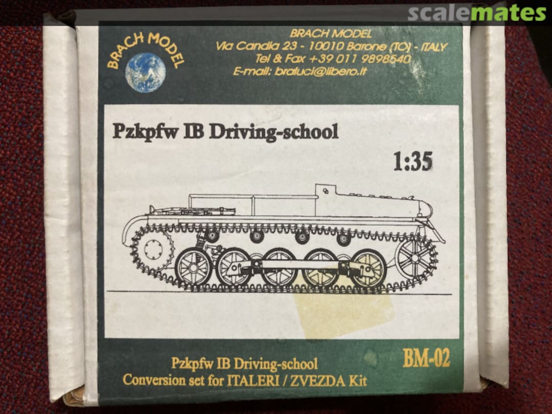 Boxart Pzkpfw IB Driving School conversion BM-02 Brach Model