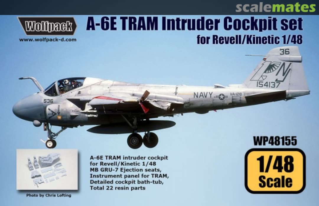 Boxart A-6E TRAM Intruder Cockpit Set WP48155 Wolfpack