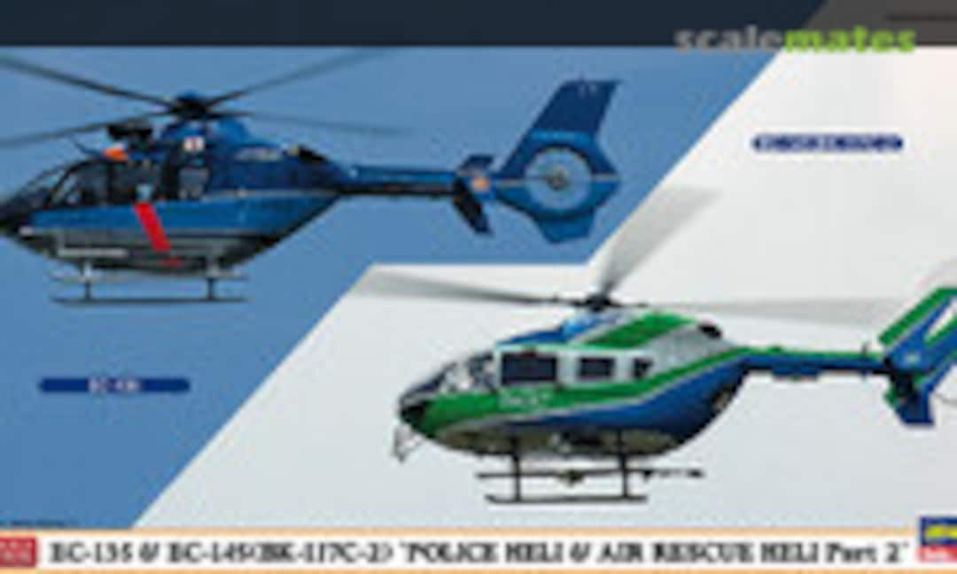 1:72 EC-135 &amp; EC-145 (BK-117C-2) `Police Heli &amp; Air Rescue Heli Part 2´ (Hasegawa 02110)