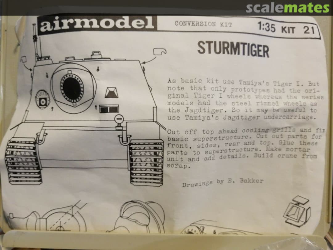 Boxart Sturmtiger AM-21 Airmodel