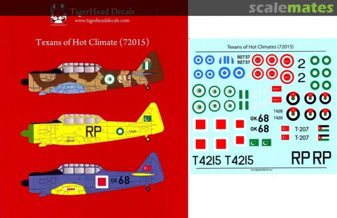 Boxart Texans of Hot Climate 72015 TigerHead Decals