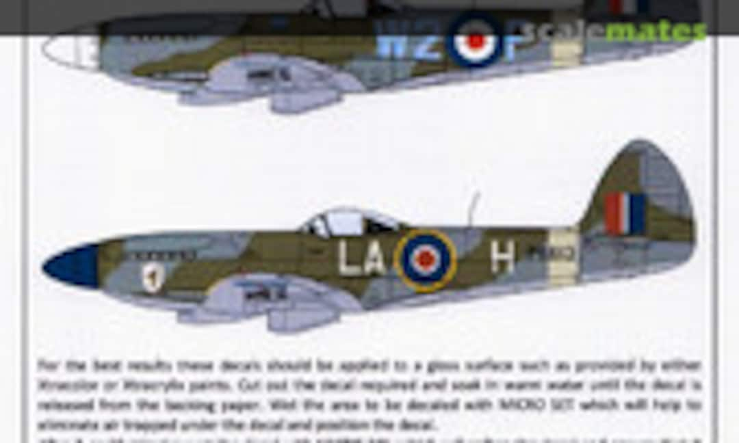 1:48 Supermarine Spitfire F.22/F.24 (Xtradecal X48-091)