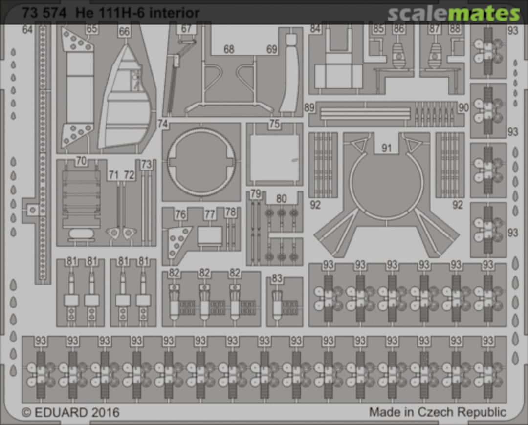 Boxart He 111H-6 interior 73574 Eduard