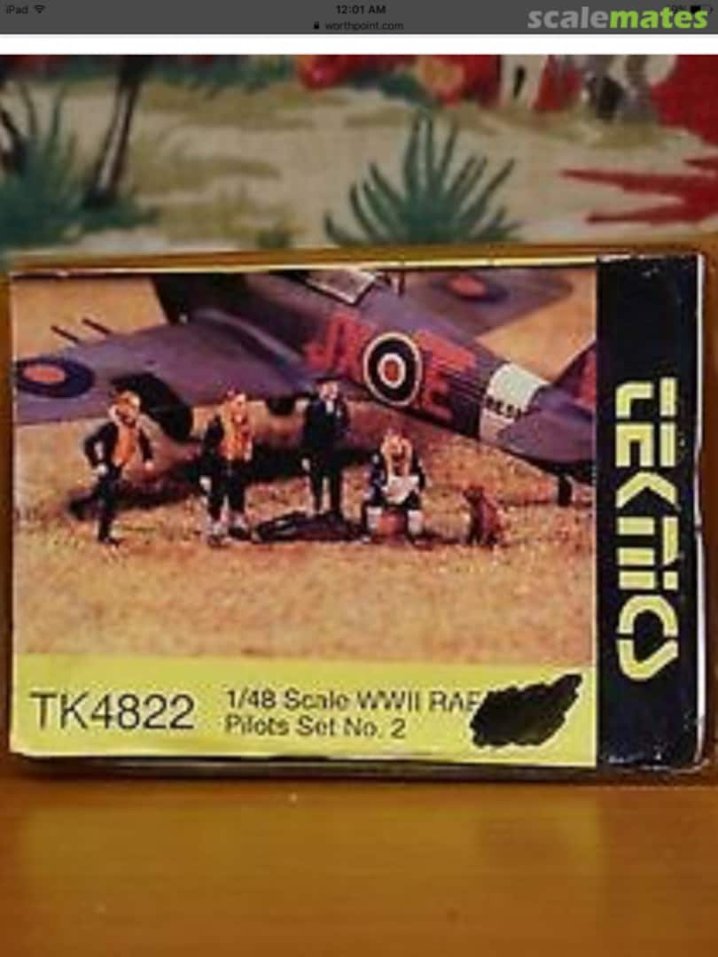 Boxart WWII RAF pilots Set no.2 TK4822 Teknics