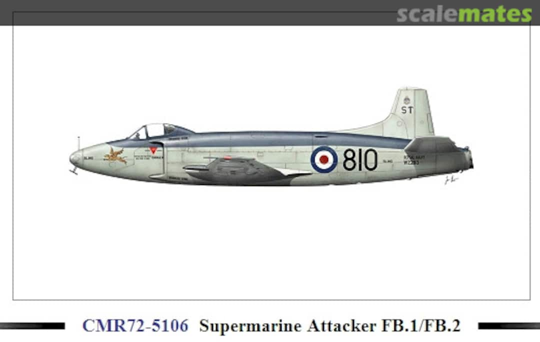 Boxart Supermarine Attacker FB.1/FB.2 CMR72-5106 CMR