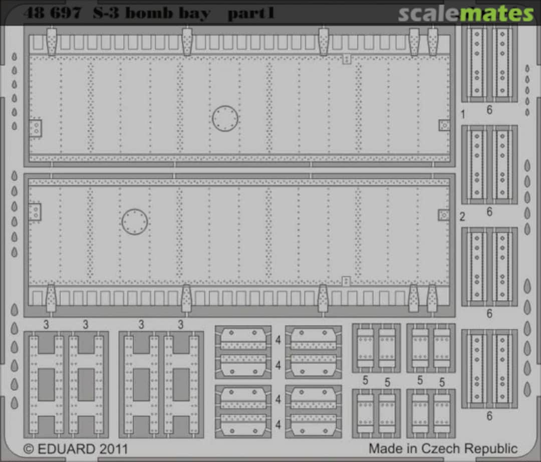 Boxart S-3 bomb bay 48697 Eduard