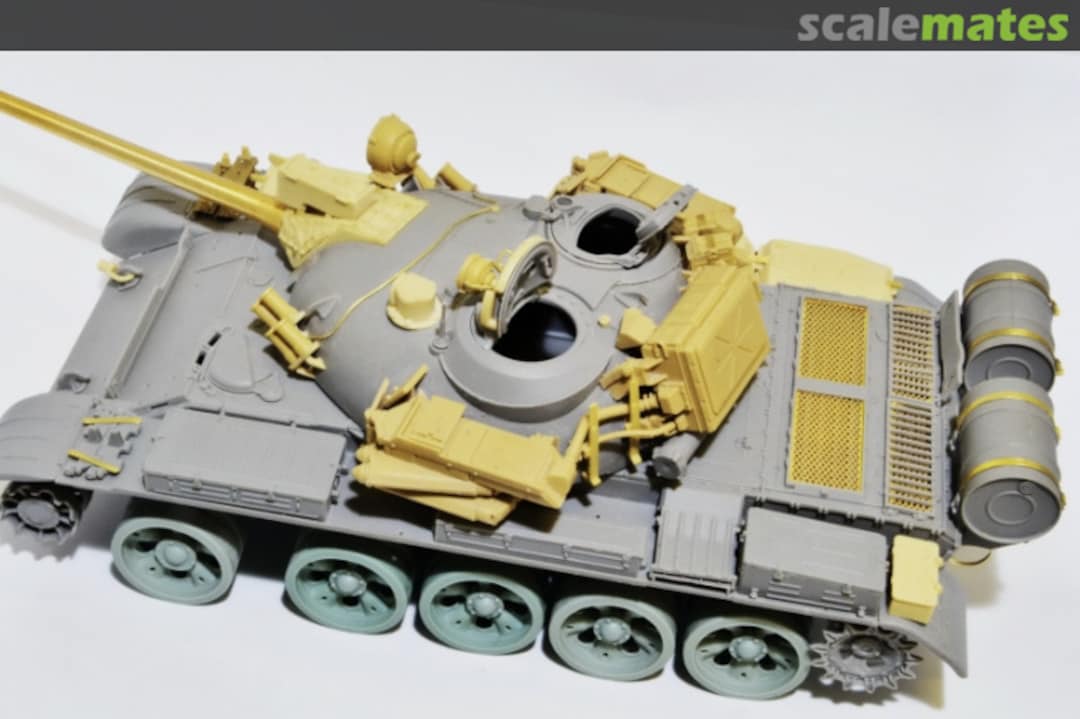 Boxart Conversion set for T-55AD, gun barrel (metal)+ PE parts B35148 Miniarm