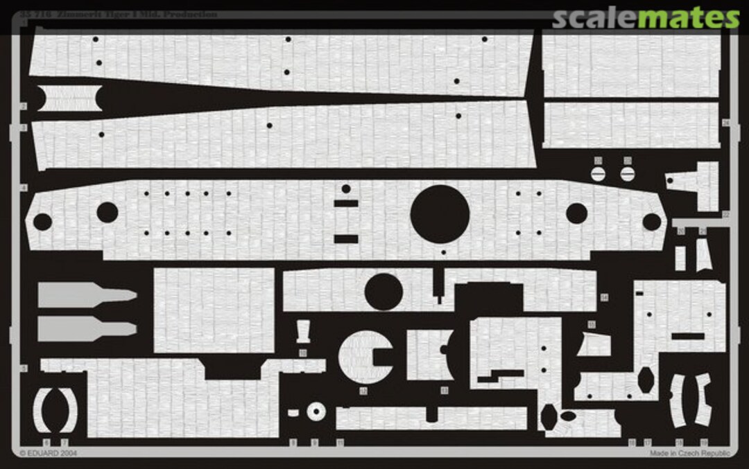 Boxart Zimmerit Tiger I Mid. Production 35716 Eduard