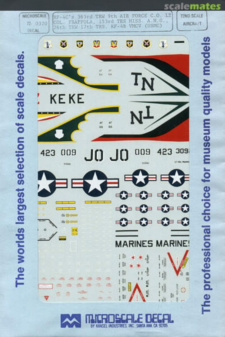 Boxart RF-4C & RF-4B 72-320 Microscale