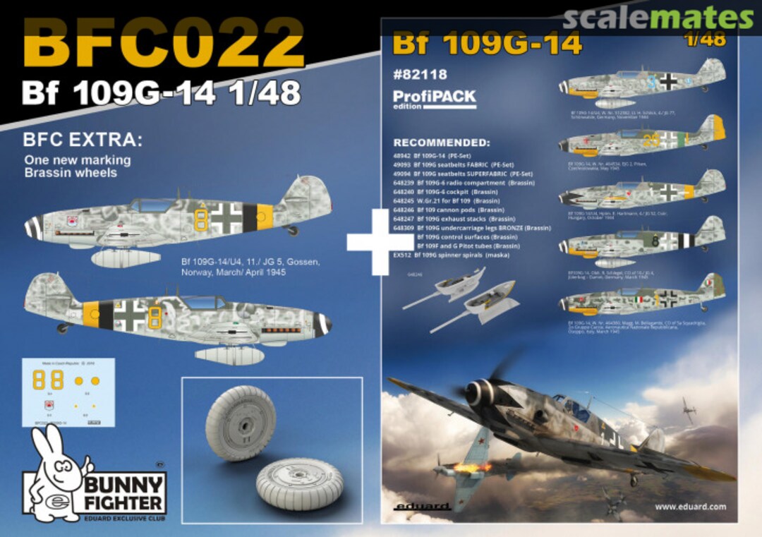 Boxart Bf 109G-14 BFC022 Eduard