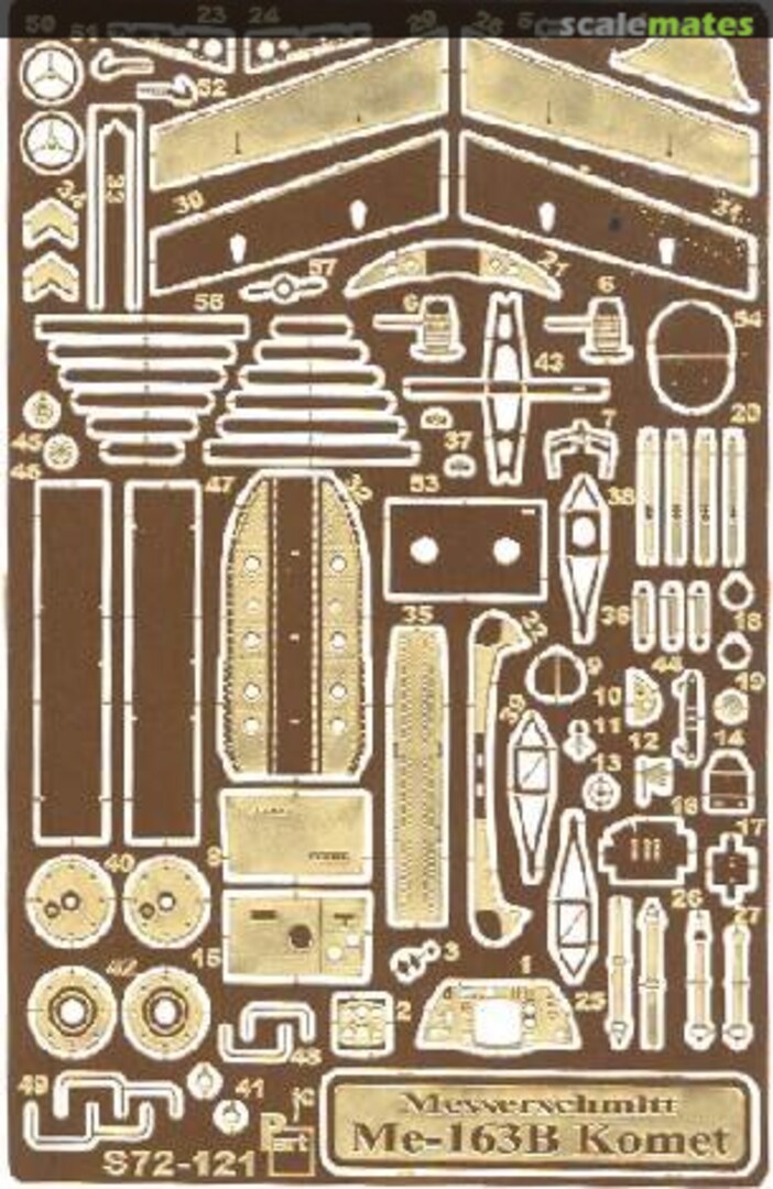 Boxart Messerschmitt Me 163 B Komet S72-121 Part