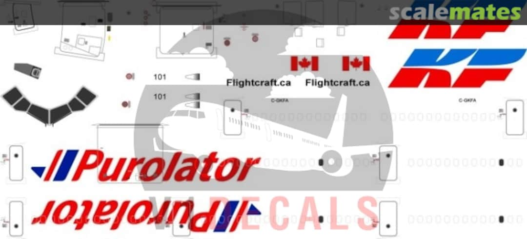 Boxart Purolator McDonnell Douglas DC-10-30 V1D0038-144 V1 Decals