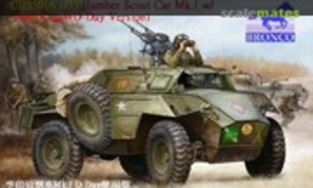 1:35 Humber Scout Car Mk.I w/Twins K-Gun (Bronco CB35016)