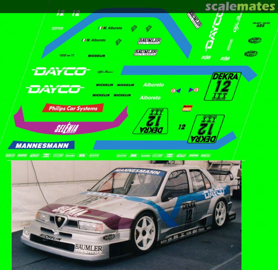 Boxart Alfa 155 DTM - Dayco - Alboreto n° 12 - 1995  Unknown