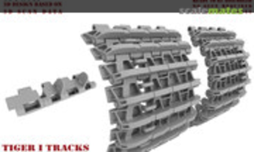 1:35 Tiger I mirror Tracks (Panzerwerk design 35PW-045)