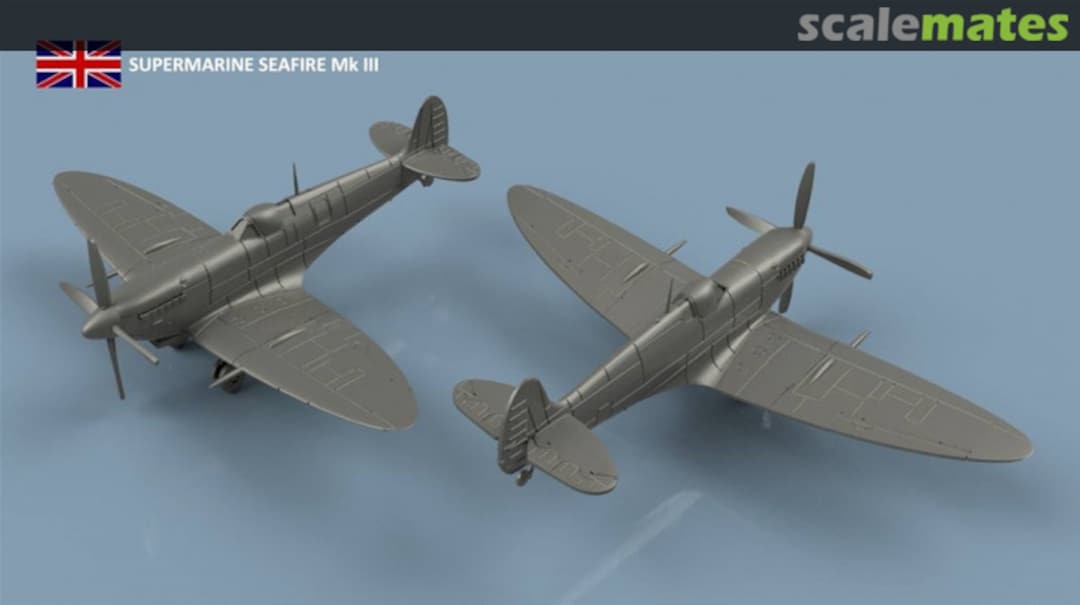 Boxart Supermarine Seafire Mk.III unfolded wings - 3D printing (5 pcs) 3D700373 L'Arsenal