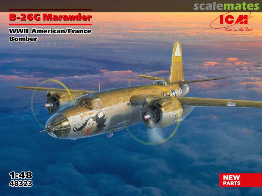 Boxart B-26G Marauder 48323 ICM