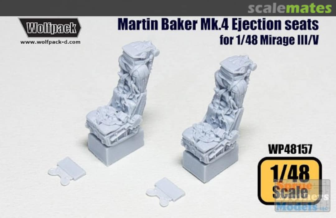 Boxart Martin Baker Mk.4 Ejection Seat Set (2 pcs) WP48157 Wolfpack