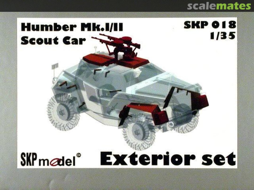 Boxart Humber Mk.I/II Scout Car - Exterior set SKP 018 SKP model