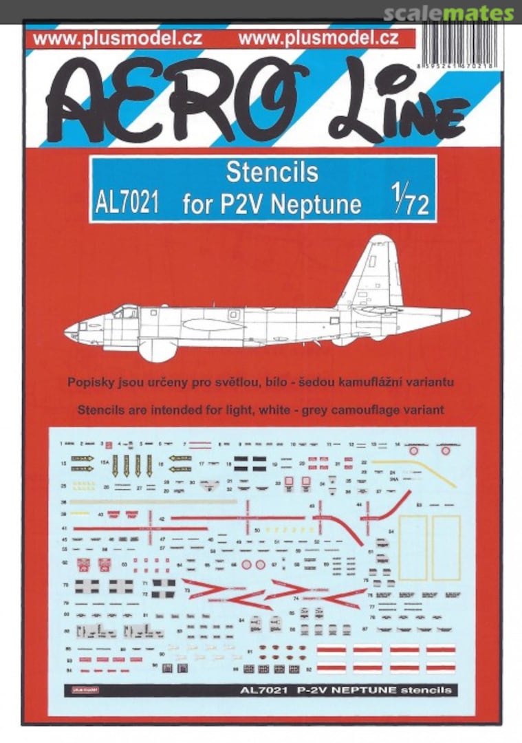 Boxart Lockheed P2V Neptune - Stencils AL7021 PlusModel