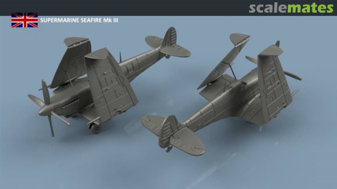 Boxart Supermarine Seafire Mk.III folded wings - 3D printing (5 pcs) 3D700374 L'Arsenal