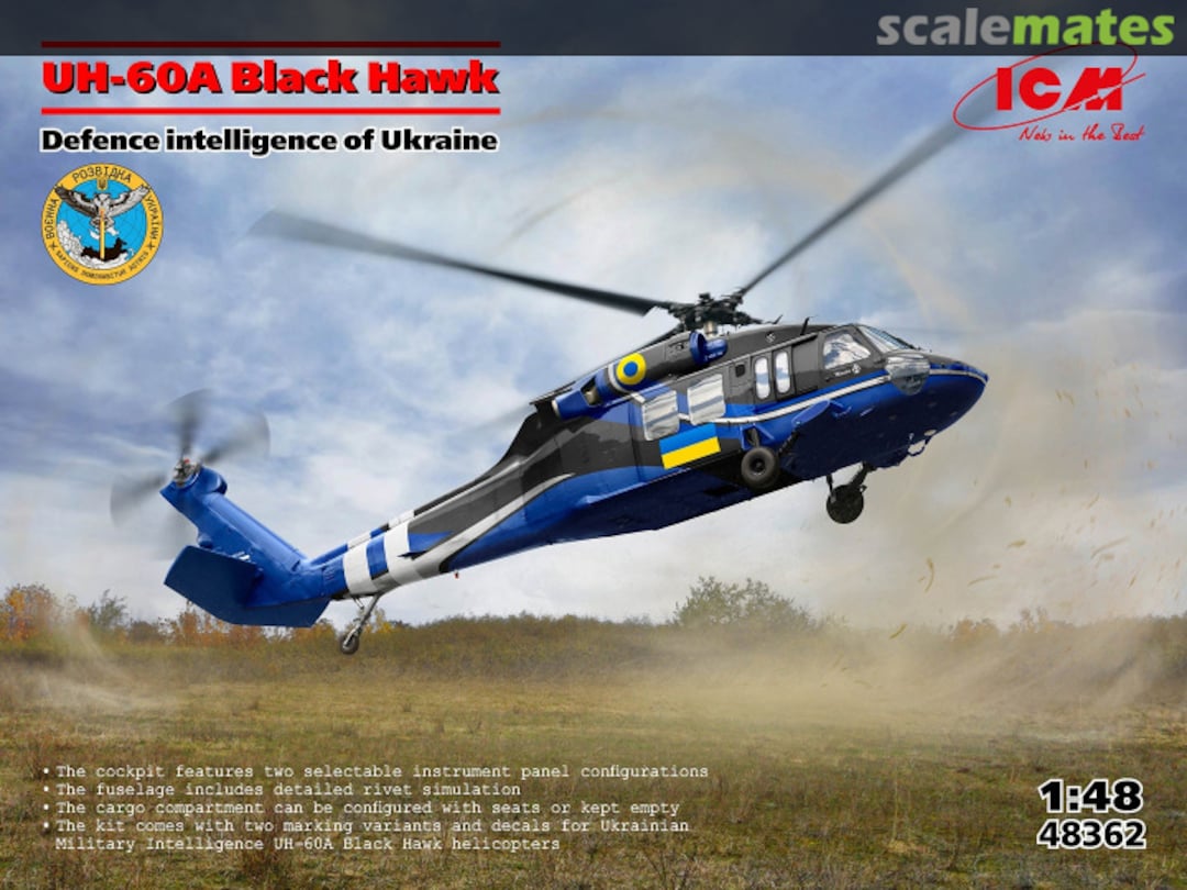 Boxart UH-60A Black Hawk 48362 ICM