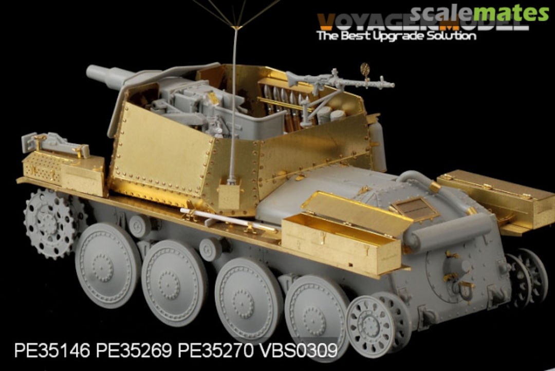 Boxart Pz.Kpfw. 38(t) Fenders PE35146 Voyager Model