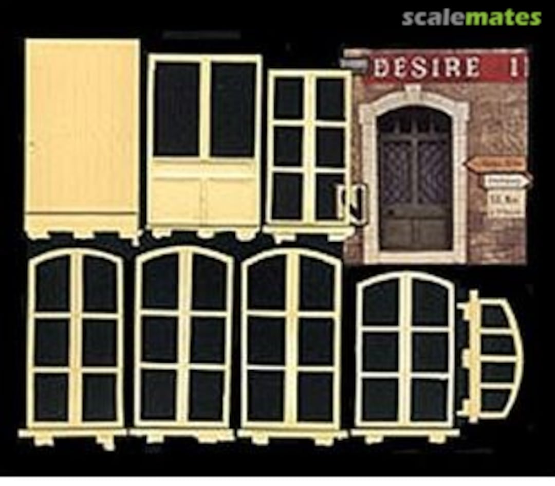 Boxart Doors & windows for the norman house B012 A045 MK35