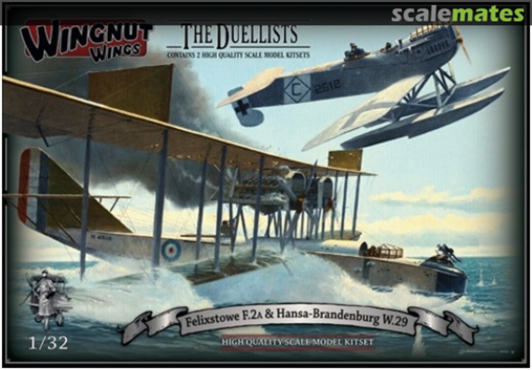 Boxart Felixstowe F.2a & Hansa-Brandenburg W.29 32801 Wingnut Wings