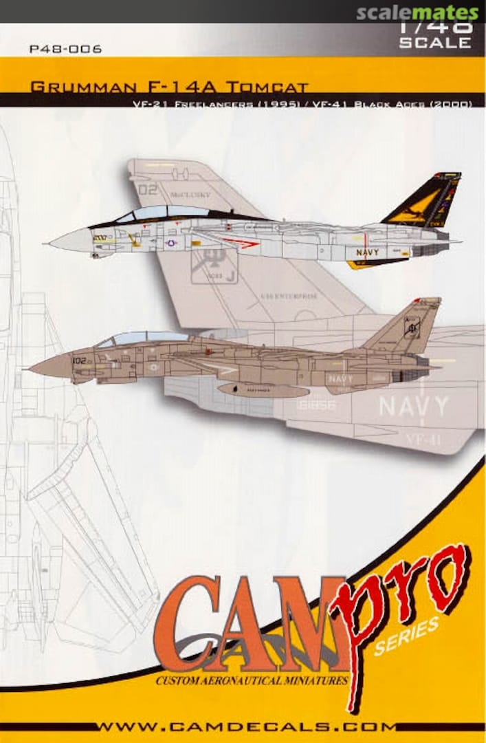 Boxart F-14A Tomcat P48-006 CAM