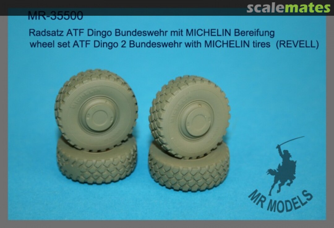 Boxart wheel set ATF Dingo 2 Bundeswehr with MICHELIN tires MR-35500 MR Modellbau