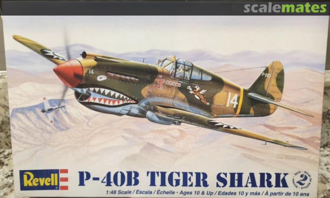 Boxart P-40B Tiger Shark 85-5209 Revell