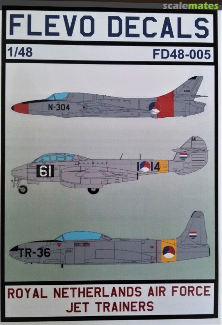 Boxart Royal Netherlands Air Force Jet Trainers FD48-005 Flevo Decals